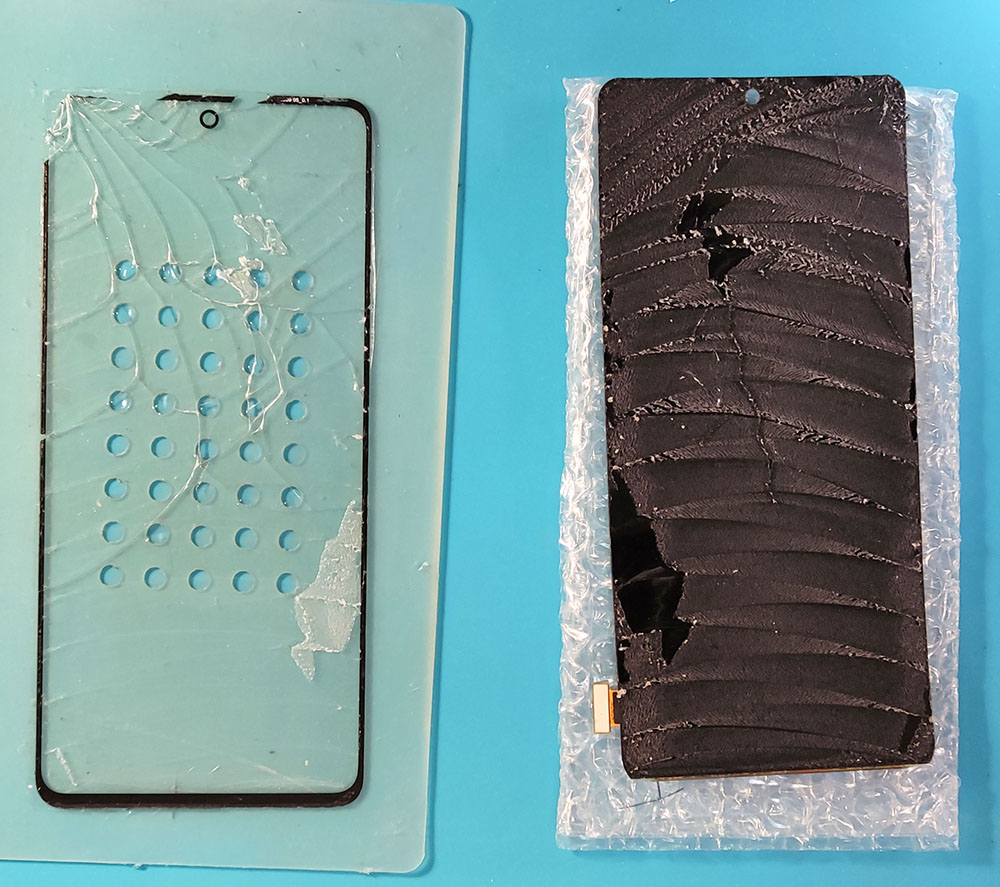 Samsung A71 замена стекла